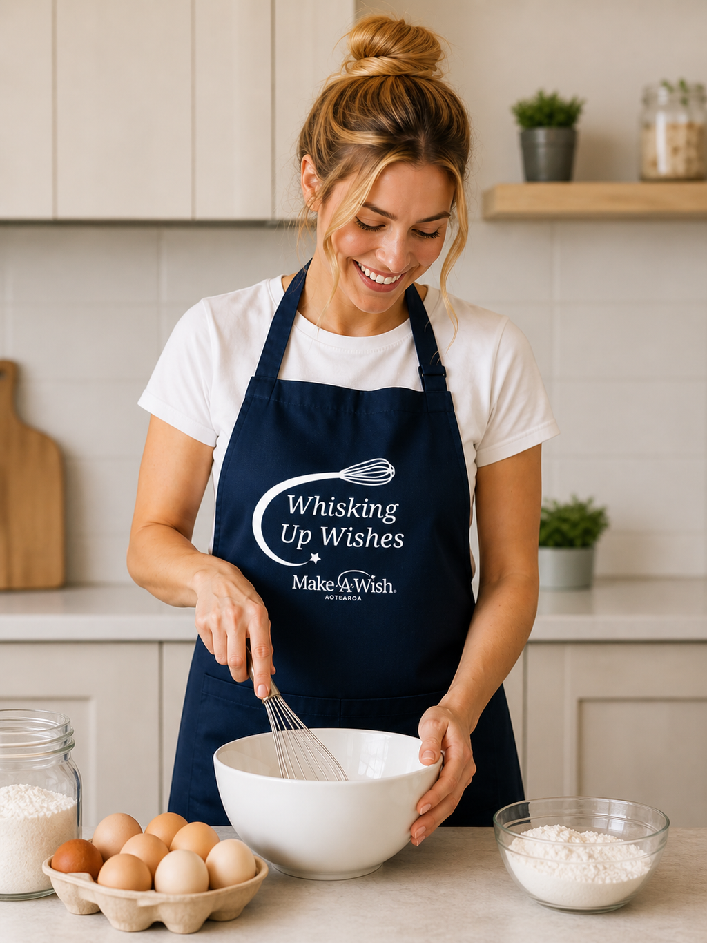 Whisking Up Wishes Apron – Navy