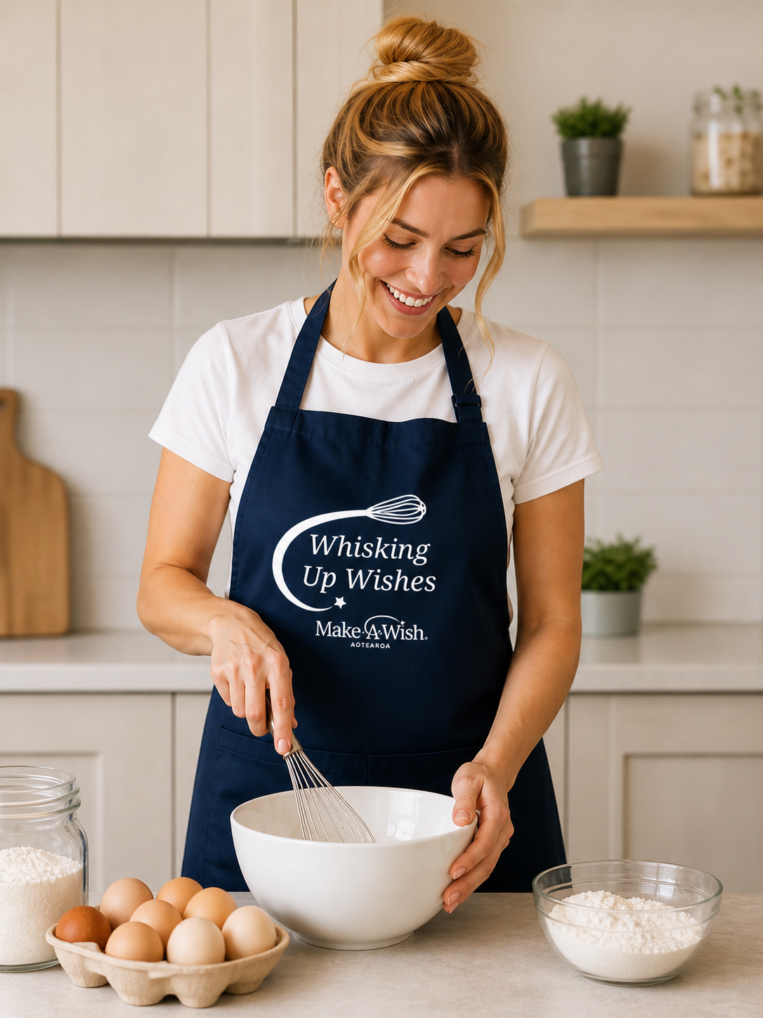 Whisking Up Wishes Apron – Navy
