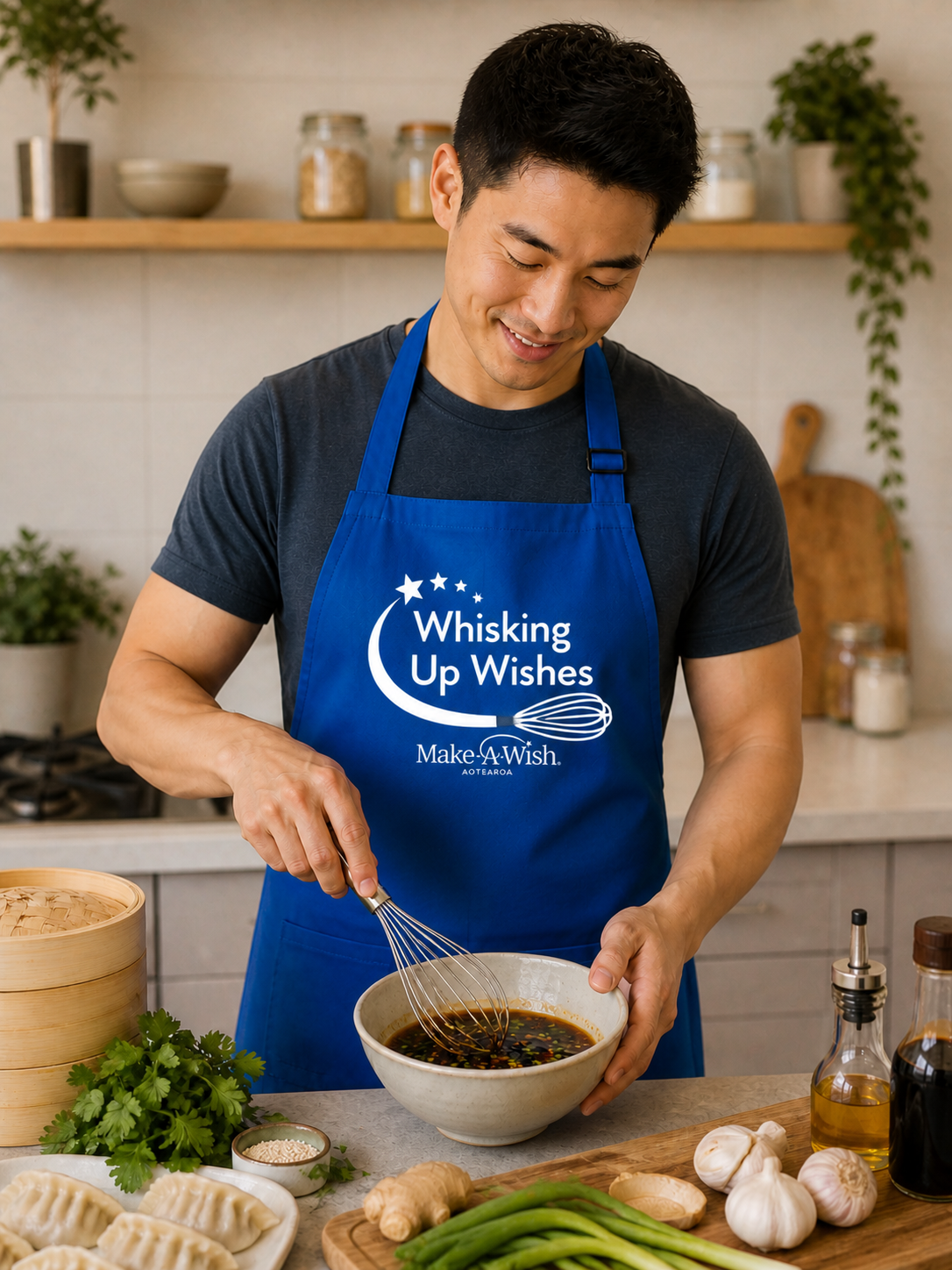 Whisking Up Wishes Apron – Royal Blue